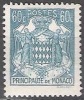 Monaco 1943 Yvert 253 Neuf ** Cote (2015) 0.20 Euro Armoirie Du Principauté - Unused Stamps