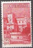 Monaco 1954 Yvert 397 O Cote (2015) 0.50 Euro Palais Cachet Rond - Gebruikt