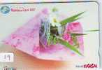 Carte Prépayée Japon Fleur Bouquet (19) BLUME Telefonkarte * Japon Bloemen * Boeket *  Bloem - Flower - - Flowers