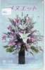 Telecarte Japon Fleur Bouquet (40)  BLUME Telefonkarte * Japon Bloemen * Boeket *  Bloem - Flower - - Flowers