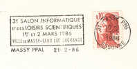 1986 France 91 Massy   Informatique Informatica Information Technology - Informatik