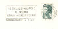 1987 France 38 Grenoble  Informatique Informatica Information Technology - Informática