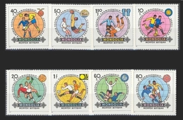 MONGOLIA 1982 CAMPEONATO DEL MUNDO DE FUTBOL ESPAÑA-82 - YVERT 1173-1180** - 1982 – Spain