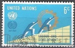 Nations Unies (New York) 1969 Yvert 193 O Cote (2015) 0.15 Euro 50 Ans OIT - Usati