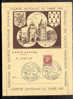 France  FDC Journée Timbre 1943 Carte Lettre 8 Saint Brieuc - ....-1949