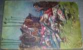 History,Kosovo,Battle,1389.,Serbia,Turkey,Killed,Knights,Horses,Art,Painting,Signatured,vintage Postcard - Kosovo