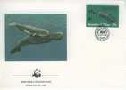 W0413 Baleine Cachalot Physeter Macrocephalus Palau 1983 FDC Premier Jour WWF - Walvissen
