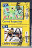 RA+ Argentinien 1994 Mi 2211-12 Fußball-WM, USA - Usados