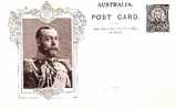 AUS181 /  Australien - Georg (schwarz) Bild Des Königs - Postal Stationery