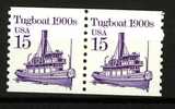 USA   Yvert 1839  Transports  Roulette En Paire  Remorqueur  **  MNH - Francobolli In Bobina