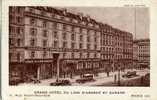 75002 - PARIS - 71 RUE ST SAUVEUR - GRAND HOTEL Du LION D'ARGENT - CARTE PUBLICITAIRE TARIFAIRE De L'HOTEL - VOIR DOS - Paris (02)