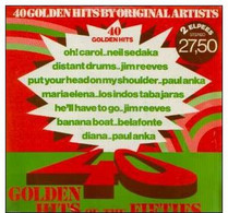 * 2LP * 40 GOLDEN HITS OF THE FIFTIES - VARIOUS ARTISTS - Compilations