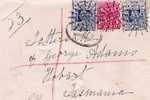 NSW037/ Paddington 1901, Einschreiben (Stempel 183) Nach  Hobart - Storia Postale