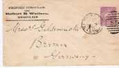 NSW054/ Firmen-GA Als Circular Nach Bremen Von Newcastle 1895 - Entiers Postaux