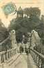 75 PARIS Buttes Chaumont Pont Suspendu  Animation  Précurseur  1904 - Arrondissement: 19