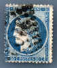 Timbre N° 37 20 Cts Bleu Type Cérès - 1870 Siege Of Paris