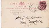 Tas008/ Hobart 1894/5. PC 5 B, Official Souvenir From Hobart - Enteros Postales