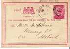 Tas009/ Green Ponds 1882 - Postal Stationery