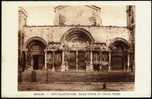 30 Saint GILLES Du GARD - Moyen âge, Façade église Romane XIIè Siècle, Ed Braun Dos Div Vierge - Saint-Gilles