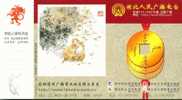 Monkey Hubei Radio Station Ad    Pre-stamped Card , Postal Stationery - Affen