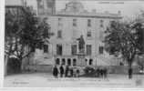 07 BOURG ST ANDEOL L'HOTEL DE VILLE ANIME CYCLISTE ENFANTS CHIEN - Bourg-Saint-Andéol