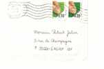 LUXEMBOURG/ 2 Timbres 0.50 € De 2005 Sur Enveloppe Entière Circulée 2006/DOIGTS - Storia Postale