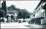 73 MOUTIERS -4911- Place De La Liberté, Hôtel Bertoli, Kiosque, Voitures , Ed ABEM, Dos Vierge - Moutiers