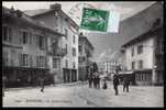 73  MOUTIERS -3092- Les Quatre Chemins, Animée, Bertoli, Ed Reynaud, Voyagé En 1915 - Moutiers