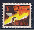 Rhodesien 1970 Mi 89** Eisengewinnung - Rhodesia (1964-1980)