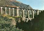 LE PONT SEJOURNE LIGNE SNCF DE VILLEFRANCHE DE CONFLENT A LA TOUR DE CAROL - Kunstbauten