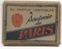 SOUVENIR DE PARIS .   - POCHETTES DE 20 PHOTOGRAPHIES Format 9 X 6,5 - Lotti, Serie, Collezioni