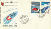 ITALIA 1966  FDC CAMPIONATO MONDIALE DI BOB A CORTINA D´AMPEZZO. ANNULLO PARMA - Hiver