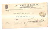 3519)lettera Con 25c Occupazione Americana Da Catania A Francavilla Il 7-1-1943 - Occup. Anglo-americana: Sicilia