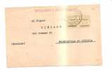 3526)lettera Con 2x25c Occupazione Americana Da Catania A Francavilla Il 15-7-1944 - Anglo-american Occ.: Sicily