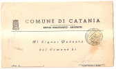 3544)lettera Con 25c Occupazione Americana Da Catania A Salemi Il 21-8-1944 - Occup. Anglo-americana: Sicilia