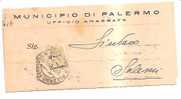 3545)lettera Con 25c Occupazione Americana Da Palermo A Salemi Il 2-8-1944 - Occ. Anglo-américaine: Sicile