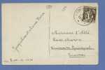 337 Op Kaart Met Sterstempel (Relais) * TONGRE-NOTRE-DAME * - 1932 Ceres Y Mercurio