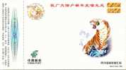 Tiger  ,   Pre-stamped Cover , Postal Stationery - Rhinozerosse