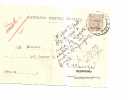 3555)cartolina Con 30c Occupazione Americana Da Enna A Città Il 16-8-1944 - Anglo-Amerik. Bez.: Sicilë
