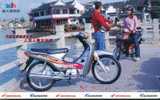 Motorbike Bridge  ,   Pre-stamped Card , Postal Stationery - Motos