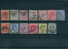 CEYLON : Lot Entre 1872 Et 1910 Obli.; Cat.:22,00€ - Ceylon (...-1947)