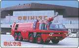Japan Phonecard Airport-Feuerwehr Fire Brigade - Sapeurs-pompiers - Bomberos