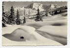 I2 - COURCHEVEL - La Piste Du BIOLLAY - Au Fond, Le Grand Bec Et La Grande Casse (1958- Carte Semi-moderne Grand Format) - Courchevel