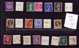 GRANDE BRETAGNE/GREAT BRITAIN  PERFORES/PERFINS/PERFORATIS/PERFURADOS Lot N°2  PEU COURANTES BELLES COTES/BONS INDICES - Perfins