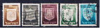 IL+ Israel 1965 Mi 321 323 327-28 334 - Used Stamps (without Tabs)