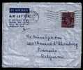 AIR LETTER To Belgium - Material Postal