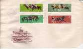 HUNGARY FDC MICHEL 1776A/82A €10.00 - Horses