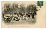 CPA 78.-CHASSE A COURRE EN FORÊT DE FONTAINEBLEAU.-Le Rapport.-xcv 318 - Rambouillet (Kasteel)