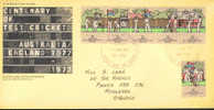 1977 Australia  FDC  Cricket  Sur Lettre - Cricket