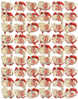 PLANCHE DE 54 DECOUPIS PERE NOEL - CHRISTMAS DIE-CUT - Motif 'Noel'